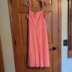 Draper James Red and White Checkered Dress